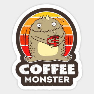 Coffee Monster Sticker